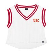 USC Trojans Women's Hype and Vice White Chloe Vest